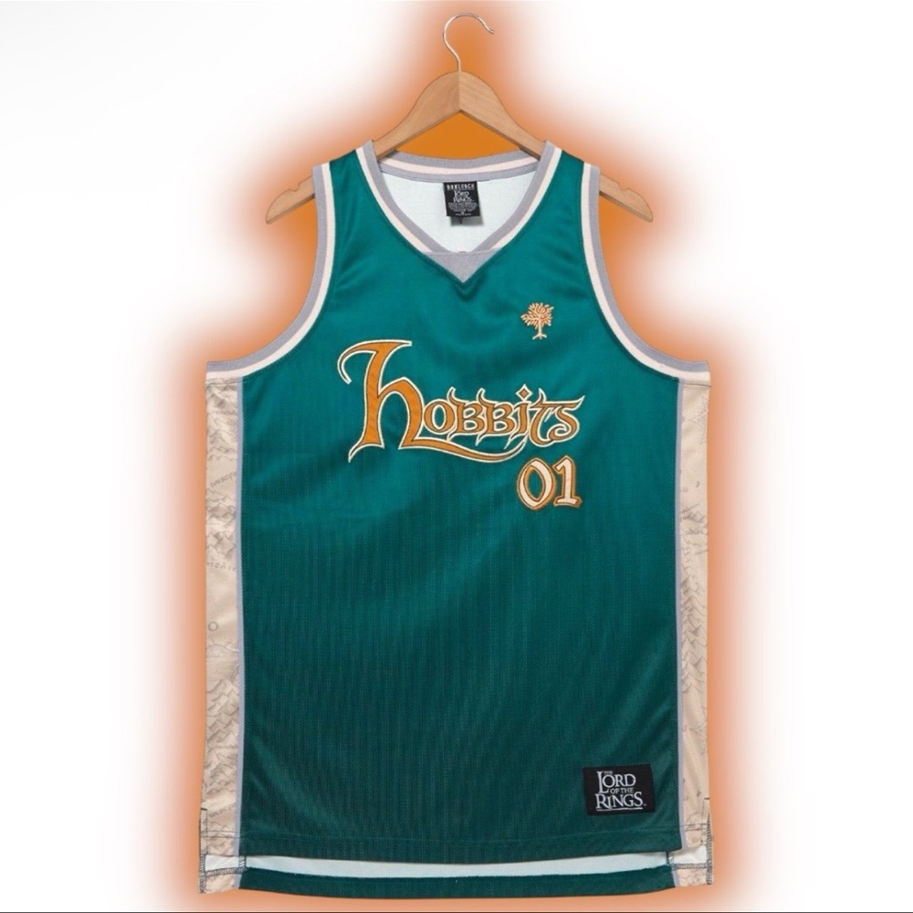 Lord of the Rings Hobbits Basketball Jersey (X-Large)